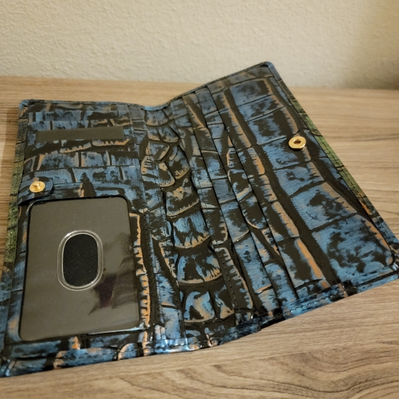 NEW Leather Brahmin MARITIME CELTICA Ady Slim Wallet NWT - Picture 7 of 9